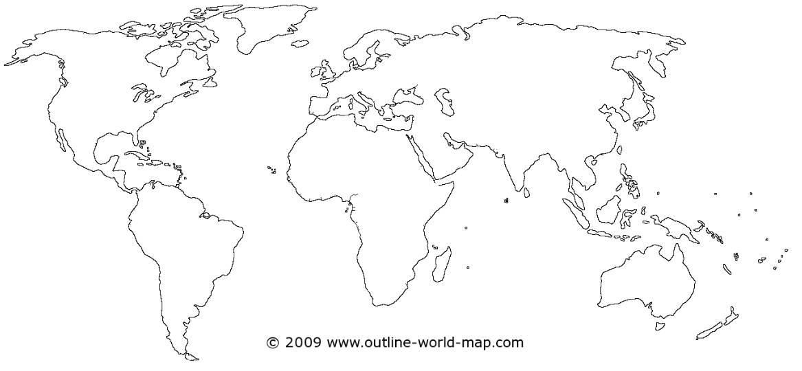 Blank World Map No Borders By Xed121 On Deviantart