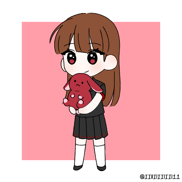 Bunny Rabbit Rukia Draw Picrew - Rukia and a Red Rabbit by GirlyPrettyMajic on DeviantArt