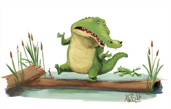 Illustration Friday: Swamp