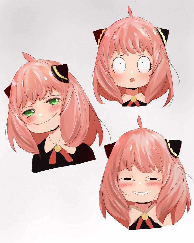 Anya expression study by Hjeusarts on DeviantArt