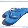 116-3414 - flip-flops left behind