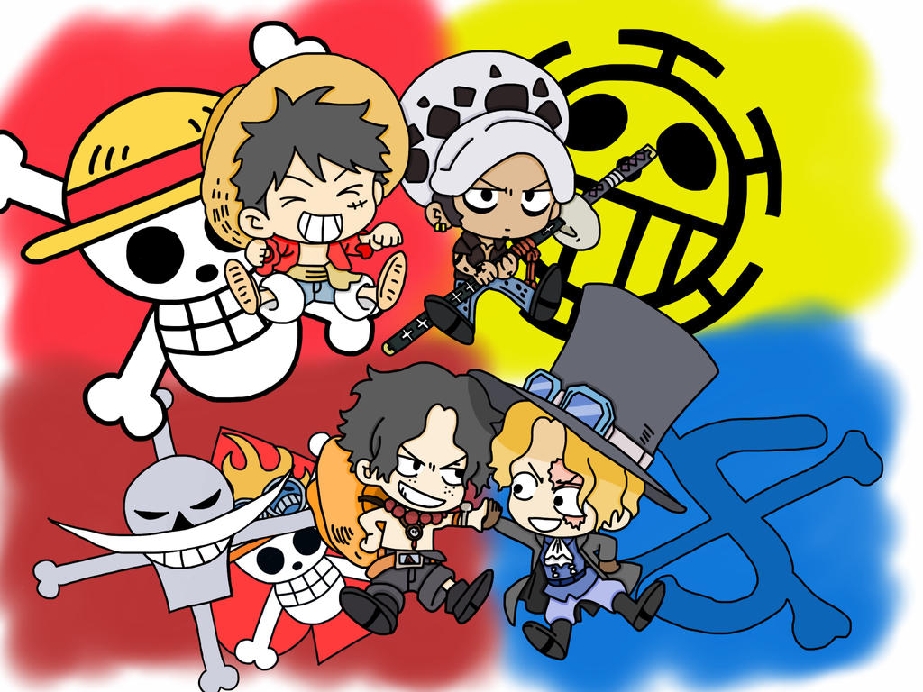 One Piece Ace Sabo Luffy Law By Acedragon00 On Deviantart