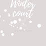 Winter Court Printable Bookmark