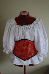 Chinese Brocade Corset