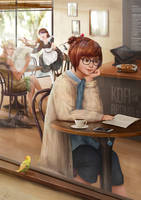 Overwatch - Mei Cafe