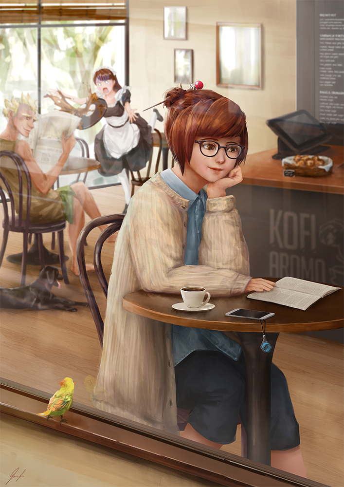 Overwatch - Mei Cafe