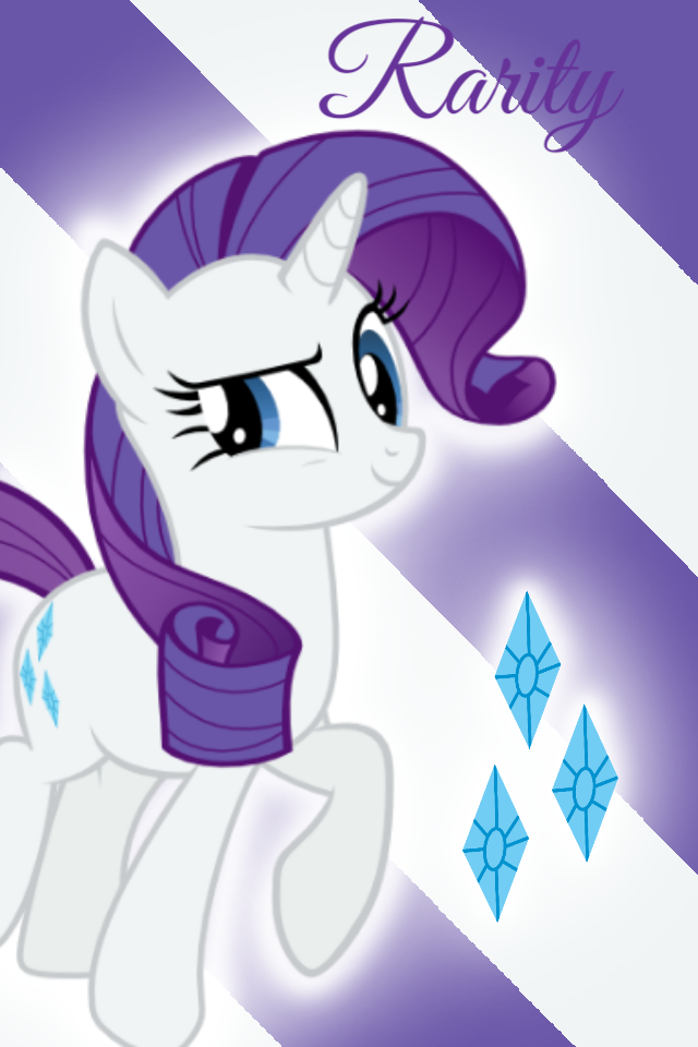 Rarity Wallpaper Portrait by NoiKincade67 on DeviantArt