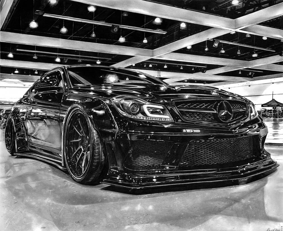 Mercedes Benz C63 AMG Liberty Walk Widebody by david10072 Mercedes Benz C63 AMG Liberty Walk Widebody by david10072