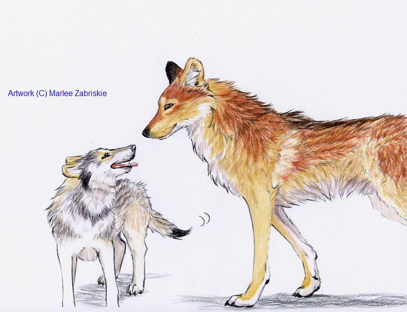 Kisharu and Marlee-wolf