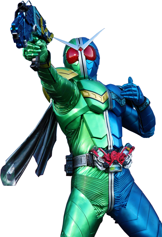 Kamen Rider W Cyclone Trigger Render by NeoRider217 on DeviantArt