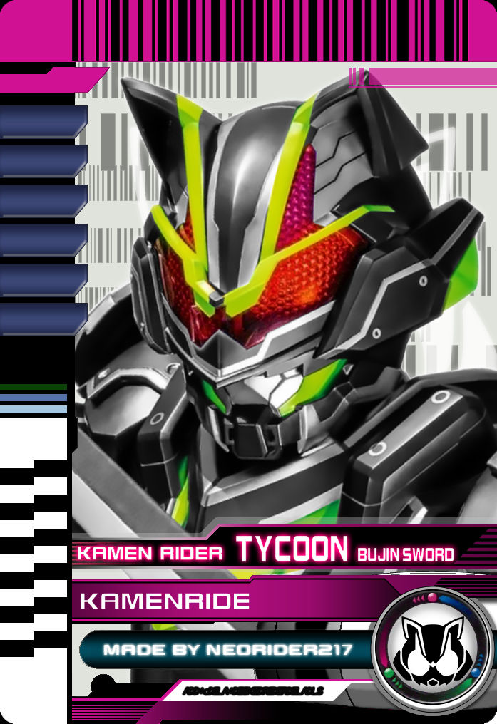 Kamen Ride Tycoon Tycoon Bujin Sword Render by NeoRider217 on DeviantArt