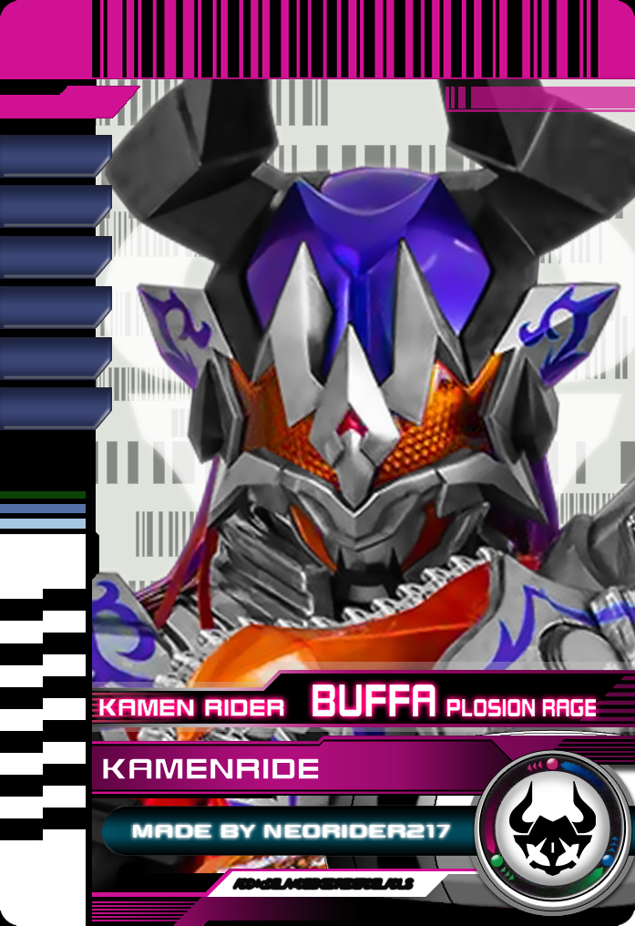 Kamen Ride Buffa Plosion Rage Card by NeoRider217 on DeviantArt