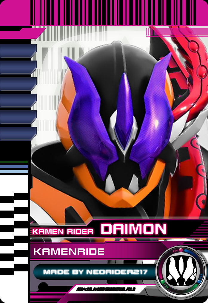 Damemon Rider Kamen Ride Daimon Card by NeoRider217 on DeviantArt