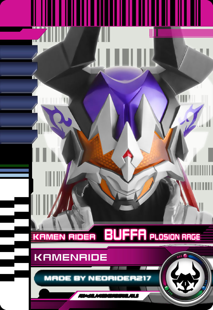 Kamen Ride Buffa Plosion Rage Card (Updated) by NeoRider217 on DeviantArt