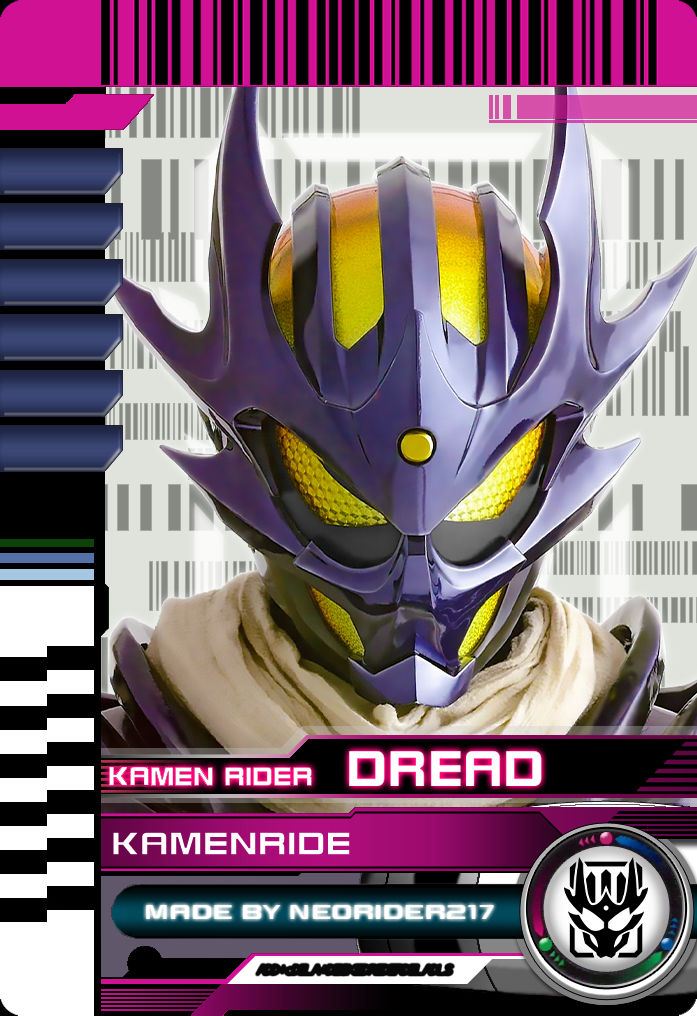 Scared Rider Card Kamen Ride Dread Card by NeoRider217 on DeviantArt