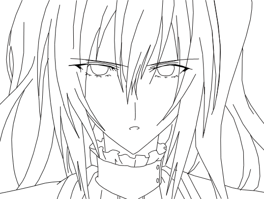 Shizuma Hanazono Lineart