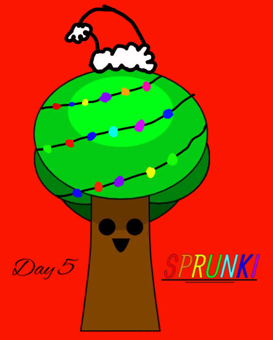 Day 5 of Christmas Sprunki Mr Tree by VitaminConnection on DeviantArt