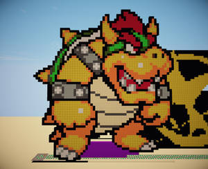 Bowser Pixelart Minecraft