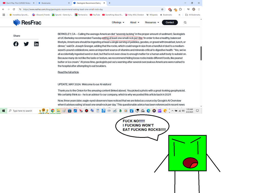 Eatting rocks article by endjsjdjsidjsi on DeviantArt