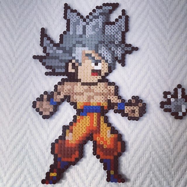 Goku Ultra Instinct - PERLER BEADS by Yoshi12287 on DeviantArt Goku Ultra Instinct - PERLER BEADS by Yoshi12287 on DeviantArt
