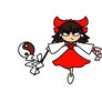 12 days of doodles D11 (Floaty Reimu)