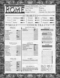 Character Sheet - Q. Valerius