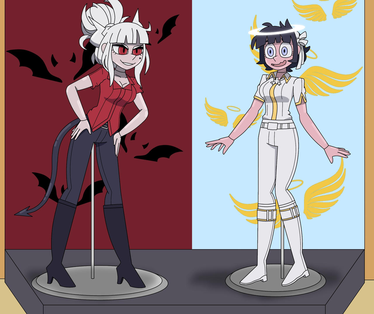 Lucifer and Azazel mannequins by mecha113 on DeviantArt