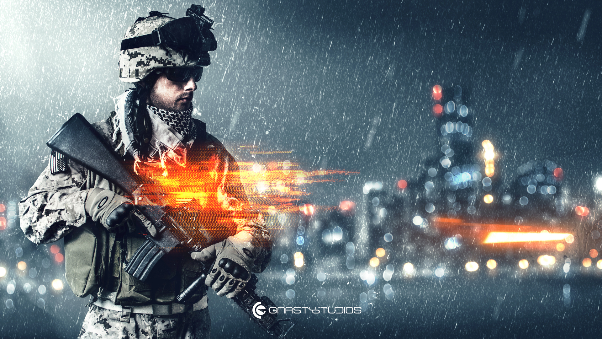 Speedart - Creating Battlefield 4 Avatar's for Battlelog HD 