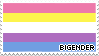 bigender stamp