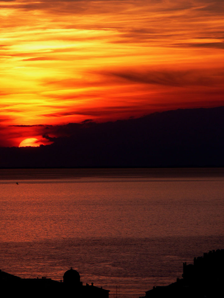 Sunset in Trieste