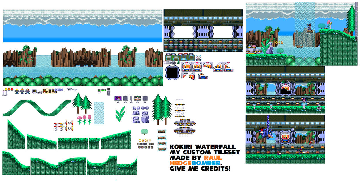 Green Hill Zone Tileset by supersonic1009 on DeviantArt