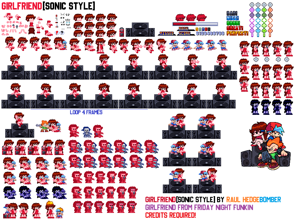 SonicExe sprite sheet (fnf style/sonic3 style) pt1 by DrSuNsHiNe05 on  DeviantArt