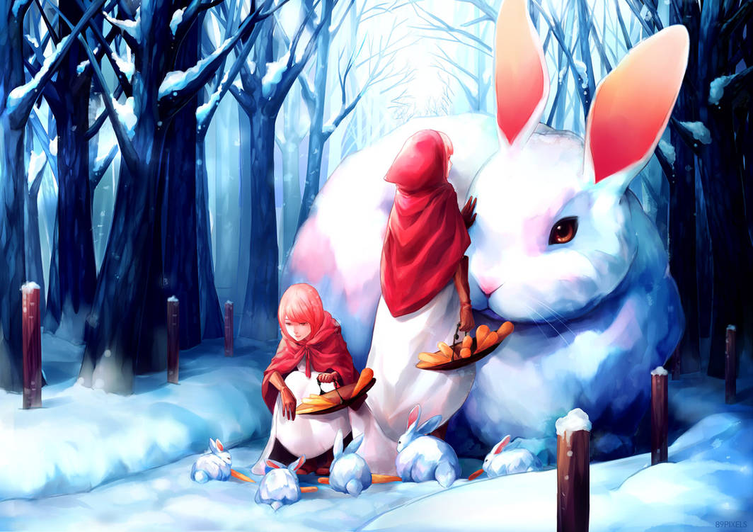 Rabbits of Winteria by 89pixels