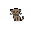 .: Smol Pixel kitten full body :.