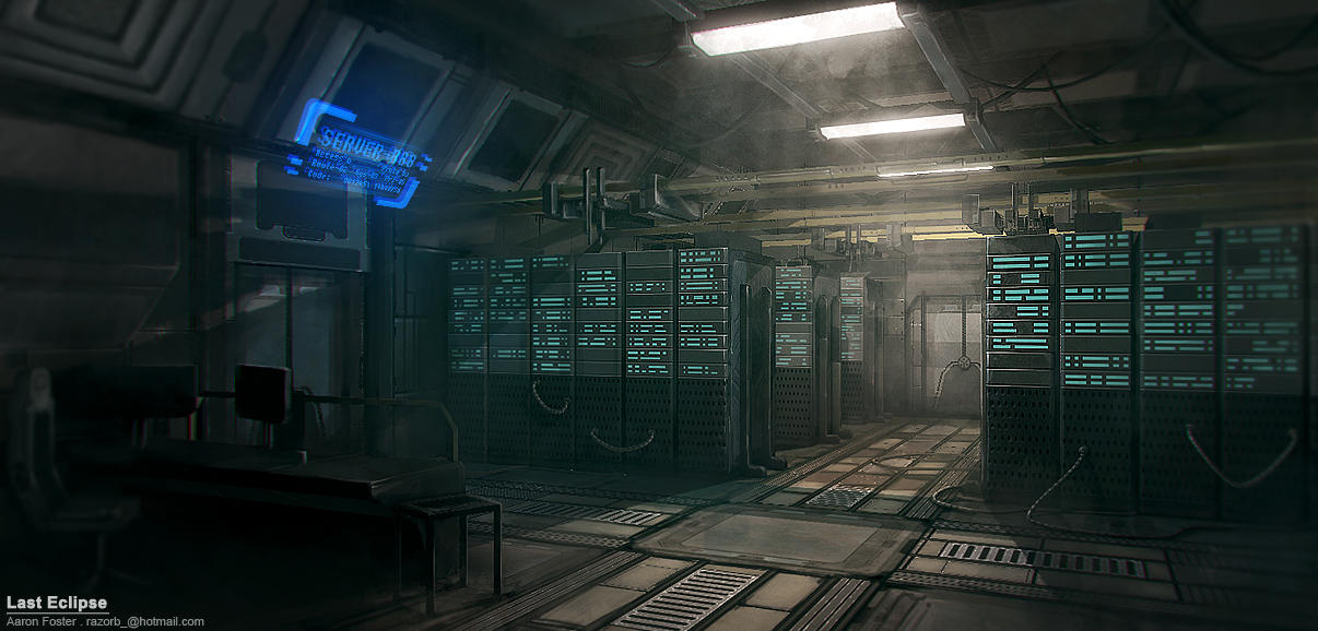 Server Room by Razorb on DeviantArt