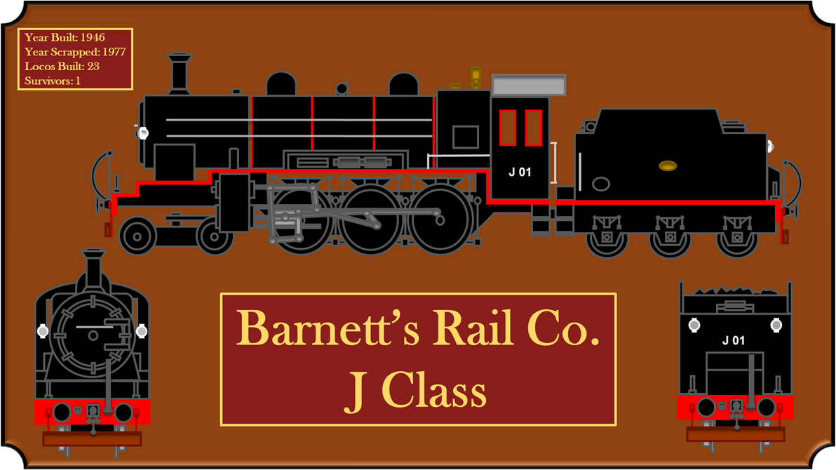 Barnett's Rail Co. J Class (Read Description) by oldwarriorproduction ...