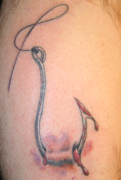 fishhook by tattooedone on DeviantArt