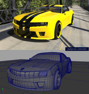 chevrolet camaro 2012 new car 3D model