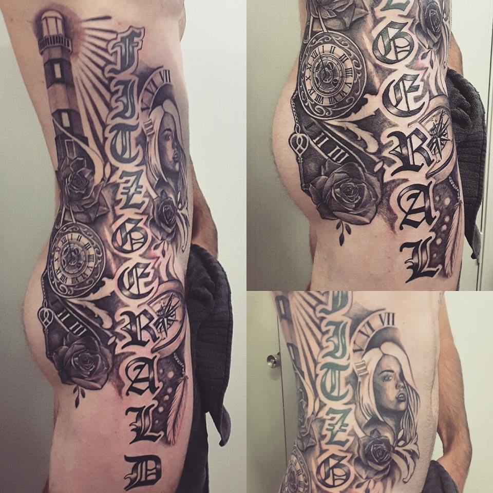 Rib tattoo by James @reillytattoo Perth by reillytattoos on DeviantArt Rib tattoo by James @reillytattoo Perth by reillytattoos on DeviantArt
