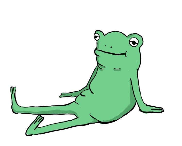 Dumpy the Frog by eveestanger on DeviantArt