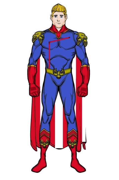Homelander Back Side Homelander by justjeremy16 on DeviantArt