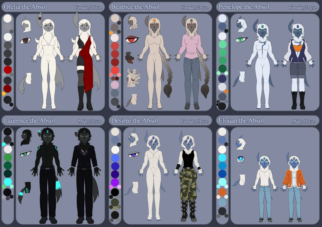 Absolute Control Characters Control - Character sheet Absols by ChibiCorporation on DeviantArt