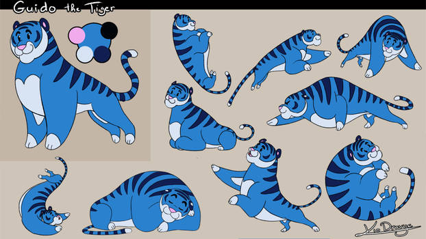 GuidoTheTiger - Model Sheet 1