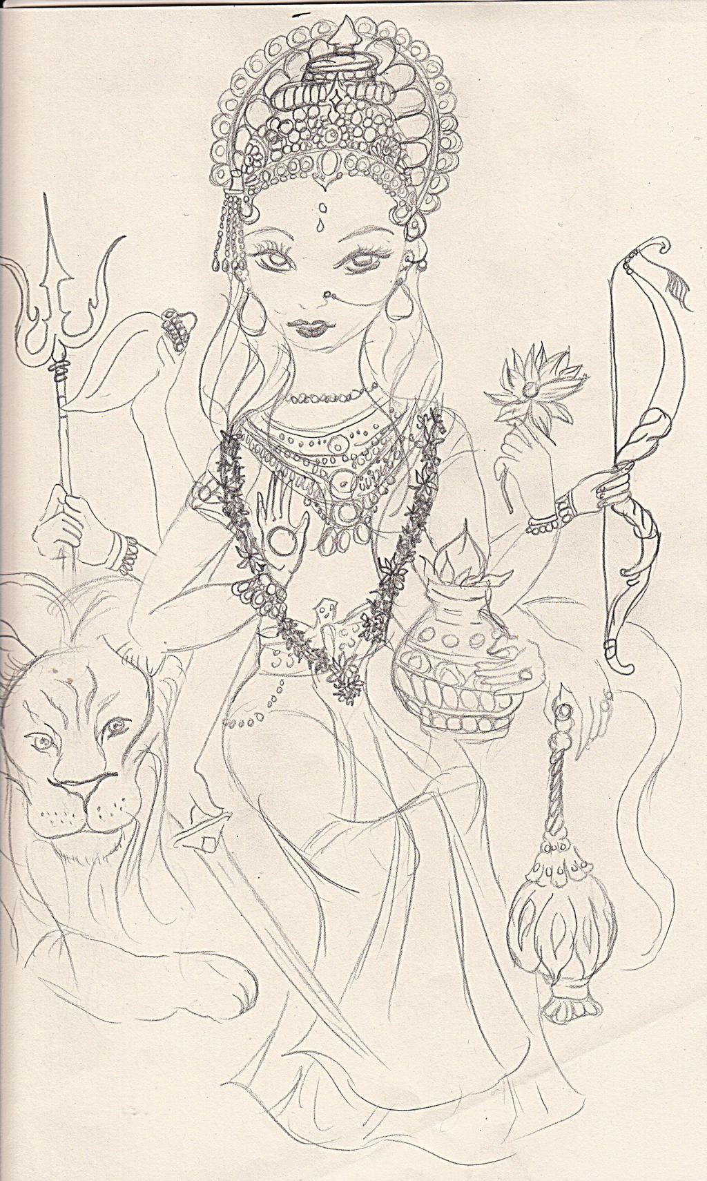 Goddess durga by Cherrypie26 on DeviantArt