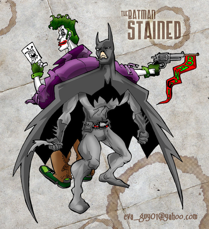 The Batman: Stained - colored