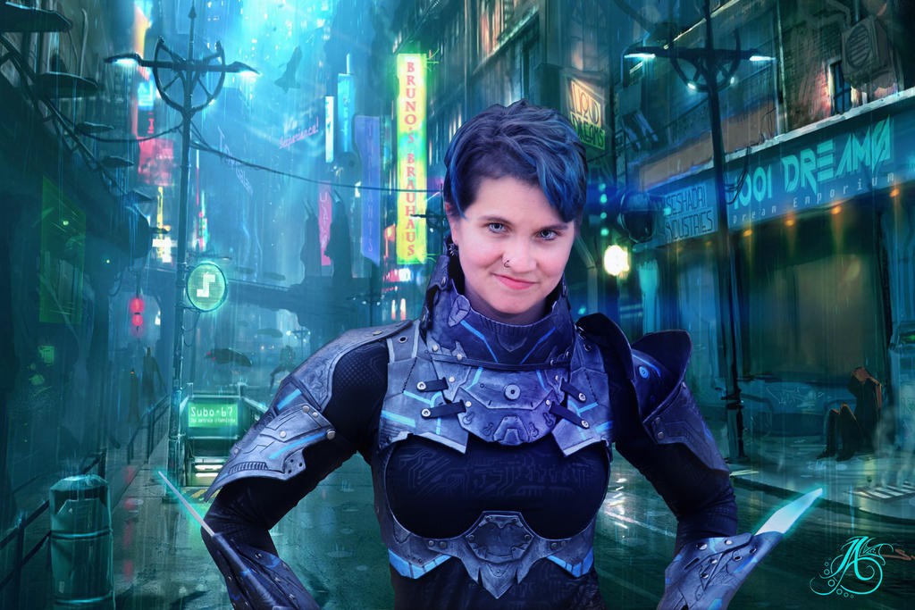 Cyberpunk Cosplay SPECTRE36 by JAFantasyArt