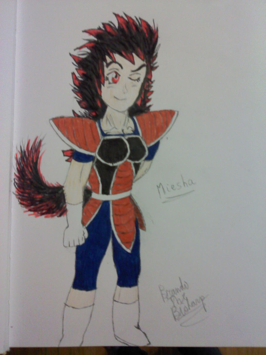 Miesha, my OC for Dragonball Z