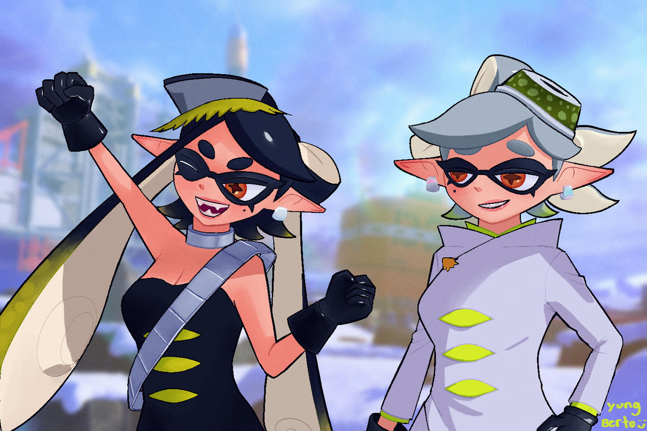 Squid Sisters Splatoon 3 by yungberto on DeviantArt