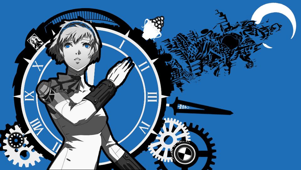 Aigis - P3 Vita Wallpaper (P4G Style)