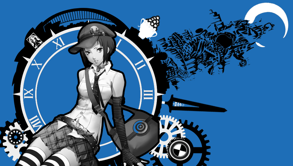 Marie P3 Vita Wallpaper P4g Style By Seraharcana On Deviantart